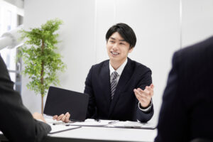 Japanese male businessmen